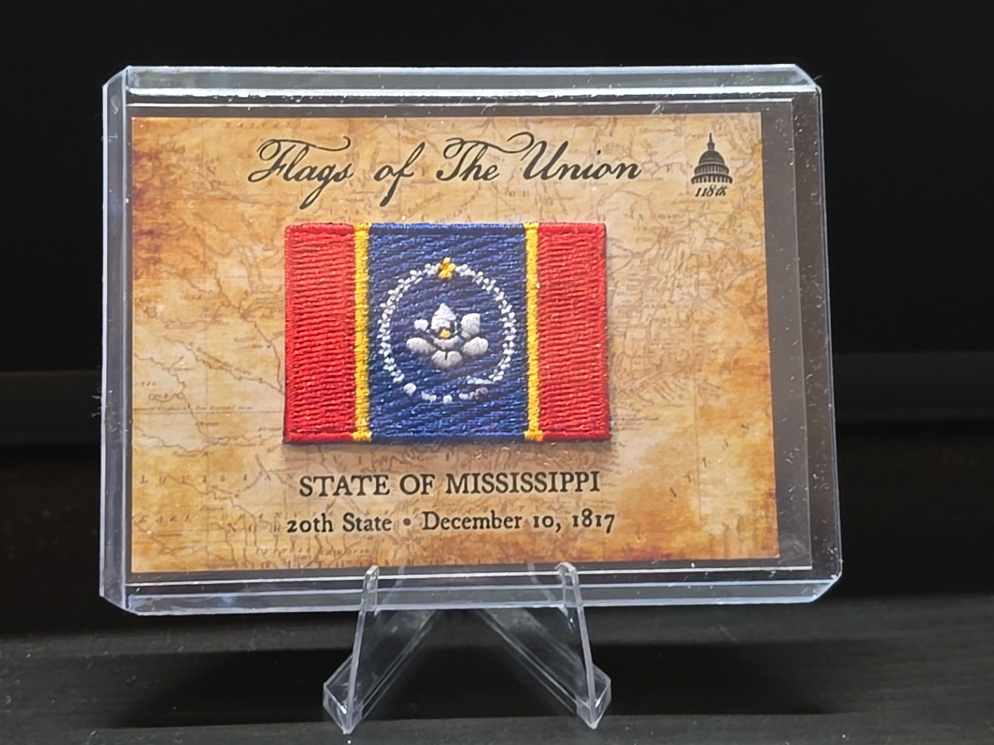 2024 Fascinating Cards 118th  US Congress FLAGS OF THE UNION MISSISSIPPI #17/20