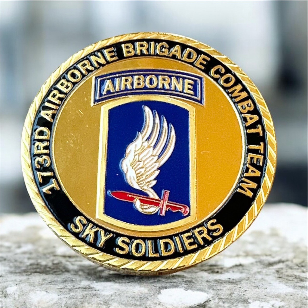 US ARMY 173rd AIRBORNE BRIGADE COMBAT TEAM Challenge Coin ·FAST SHIPPING· ·NEW·