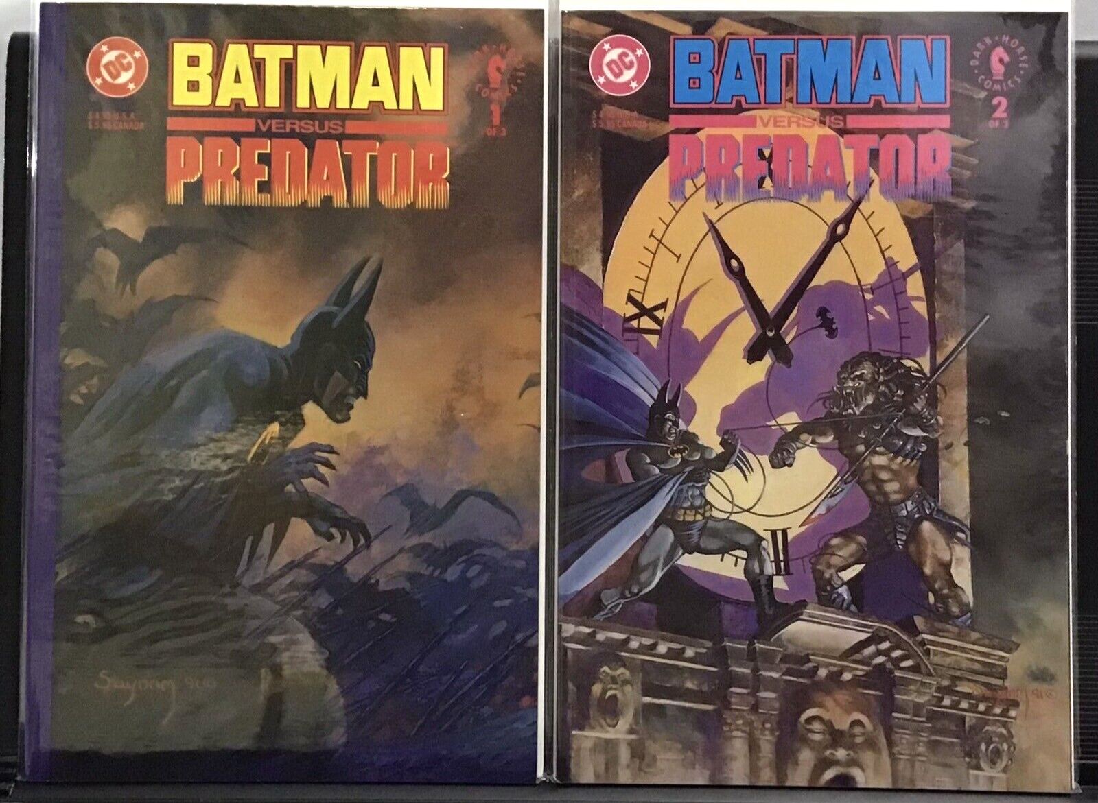 Batman vs Predator #1-3 DC 1991 + Vol 2 #1-4 + Vol 3 #1-4 Prestige Cover NM