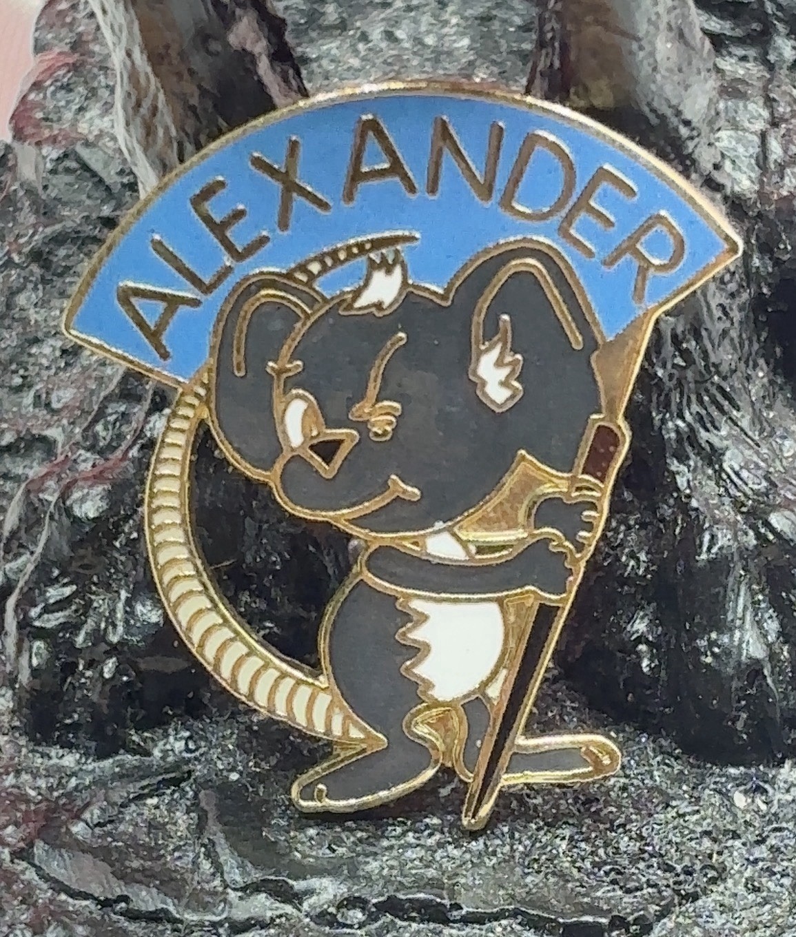 Vintage US Army Tunnel Rat Vietnam War Volunteer Customized Enamel Pin Alexander