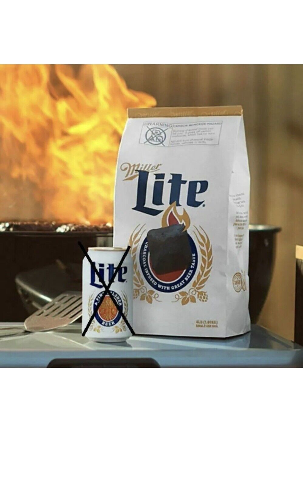 Miller Lite Charcoal Beercoal -Limited Release - Sold Out Online