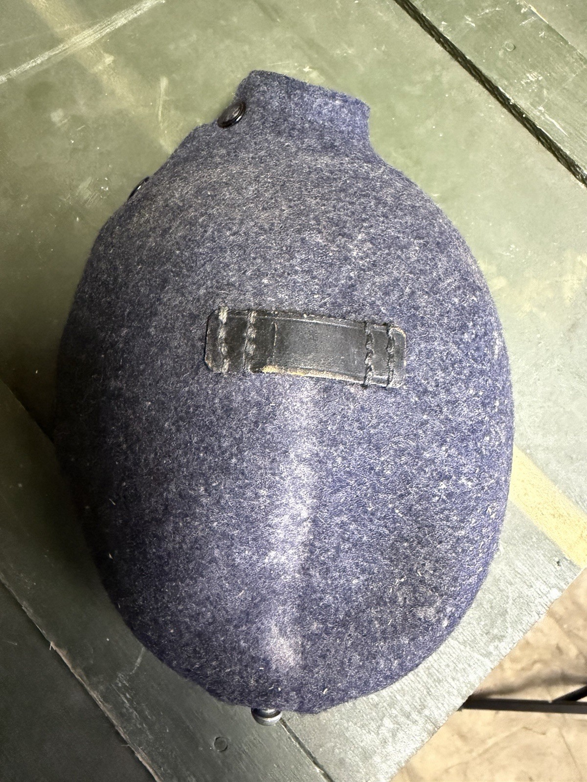Postwar Berlin Police Canteen Cover Blue Wool