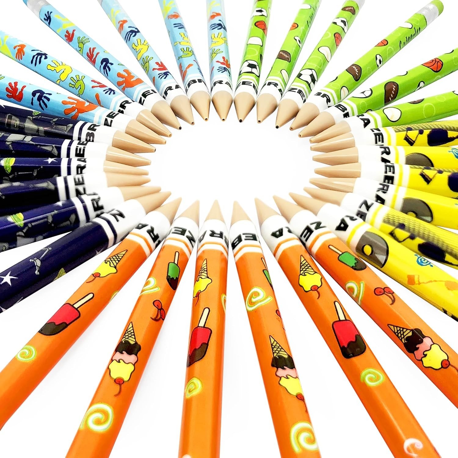 Zebra Funky Cadoozles Mechanical Pencils - 0.7mm Lead - 30 Count (Pack of 1) Zebra Funky Cadoozles Mechanical Pencils - 0.7mm Lead - 30 Count (Pack of 1)