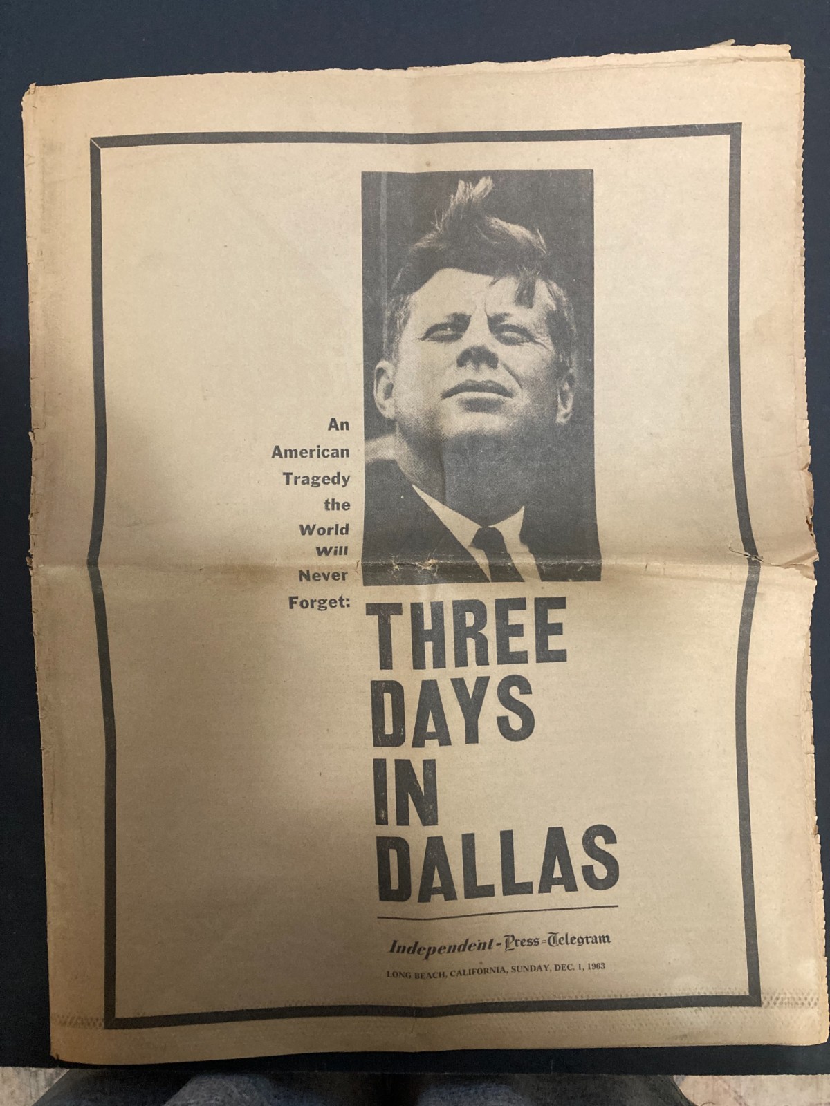 JFK Newspaper - \