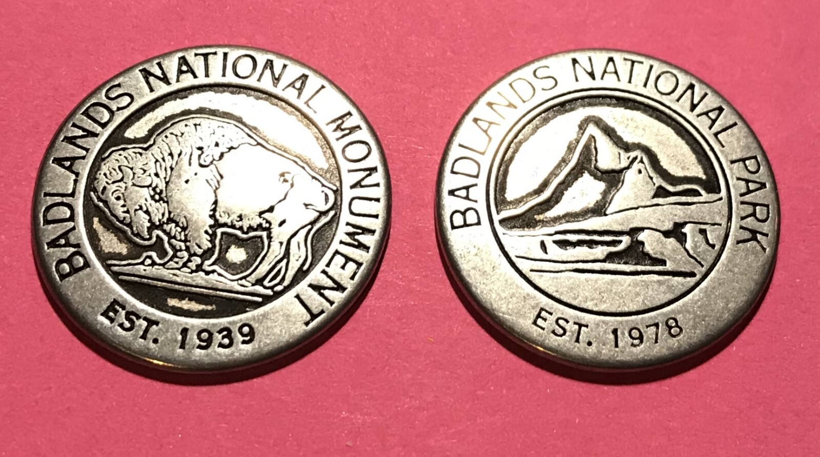 Badlands National Park Bison Token Badlands National Park Bison Token