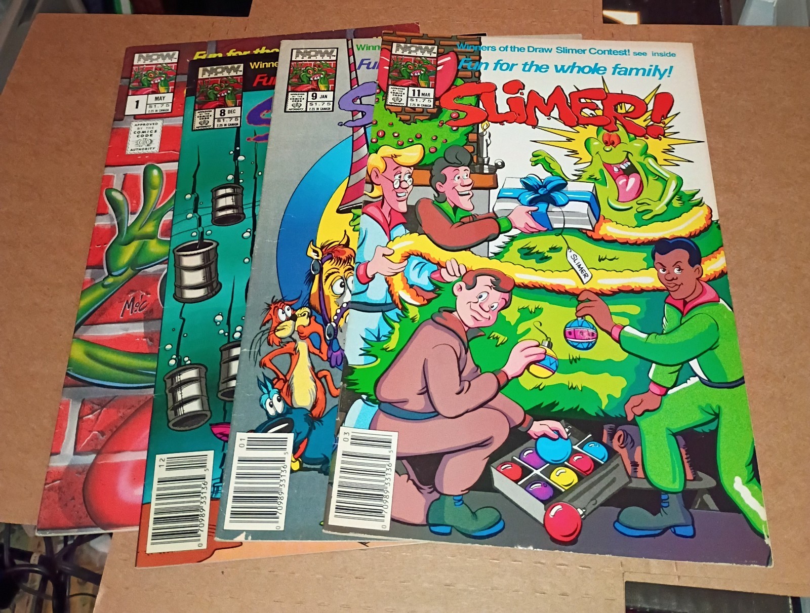 Slimer  Lot Of 4 Comics Ghostbusters