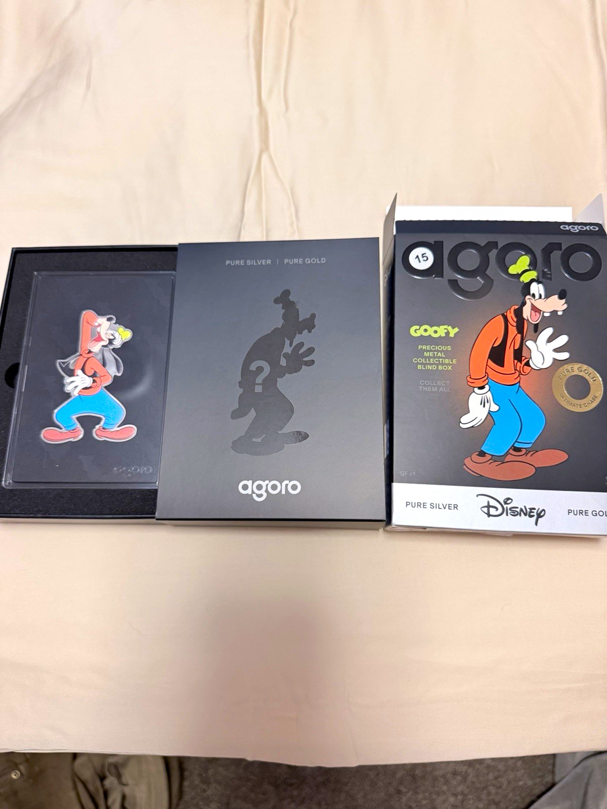Agoro Disney Goofy Four to Collect Pure Silver Coin Set in Box Agoro Disney Goofy Four to Collect Pure Silver Coin Set in Box