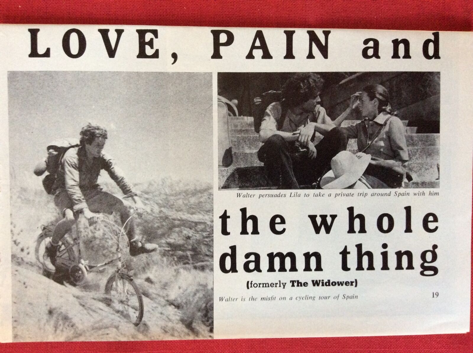 m78a ephemera 1972 film preview love pain and the whole damn thing maggie smith