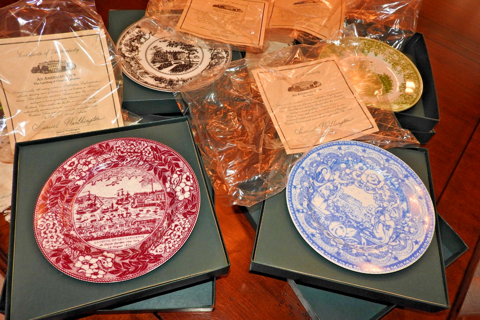Vintage Woodmere China 4 pieces, Rare, Stored In Orig Boxes