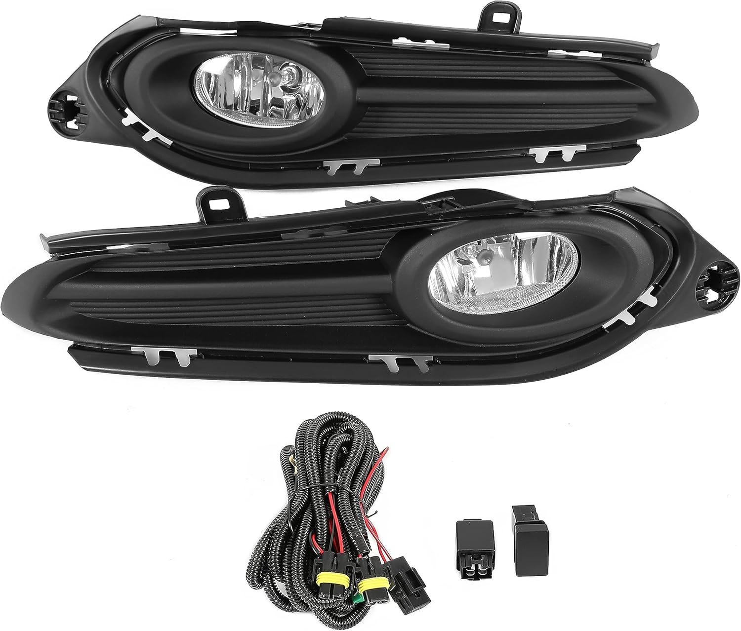 HECASA Fog Lights Assembly Compatible with 2016-2018 Honda HRV HR-V Replacement HECASA Fog Lights Assembly Compatible with 2016-2018 Honda HRV HR-V Replacement