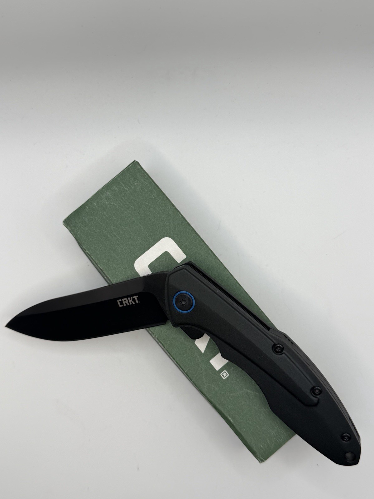 CRKT Caligo Schwarz Deign Black Pocket Knife New 6215