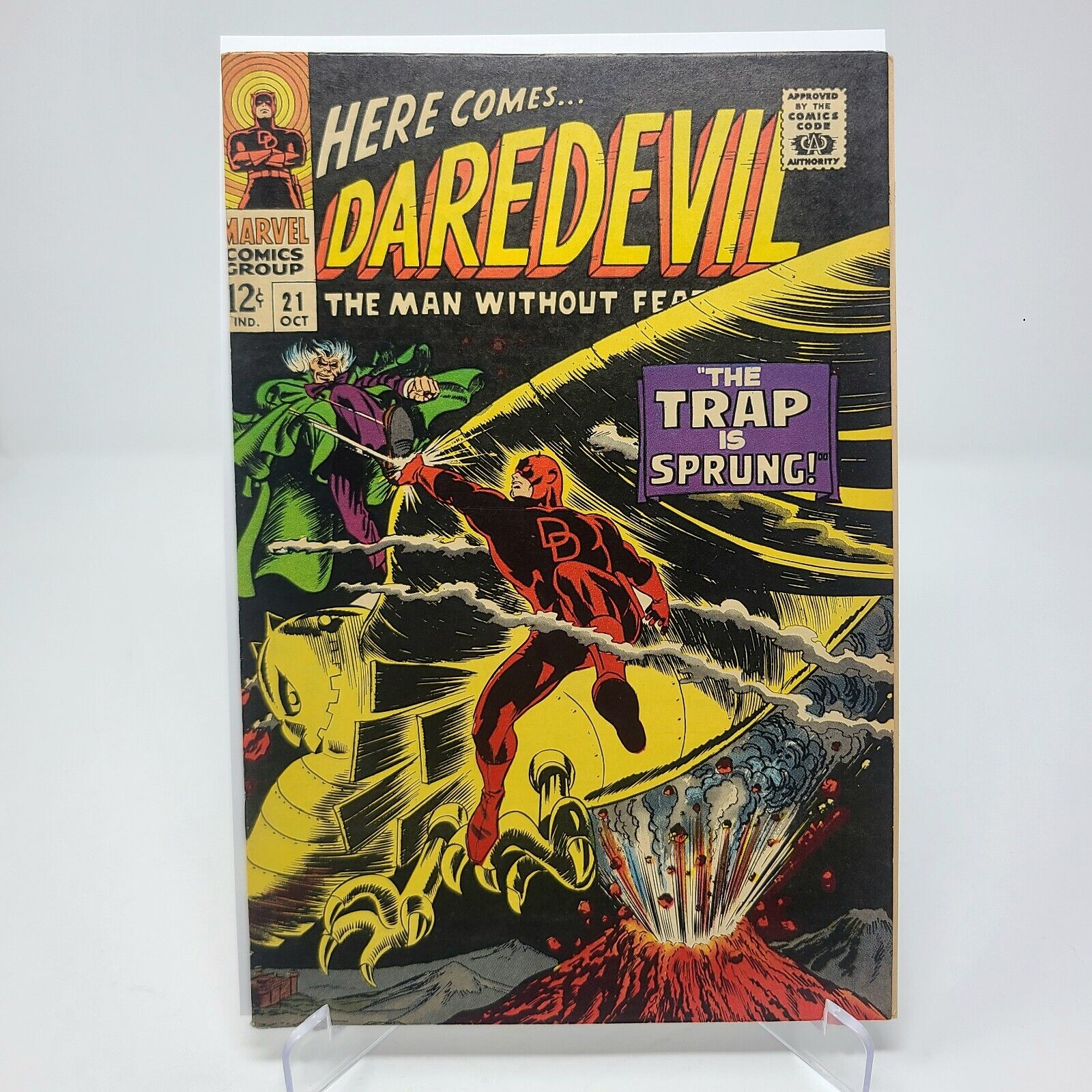 DAREDEVIL #21 1966 The OWL (VF-) BEAUTIFUL COPY COMBINED SHIPPING 