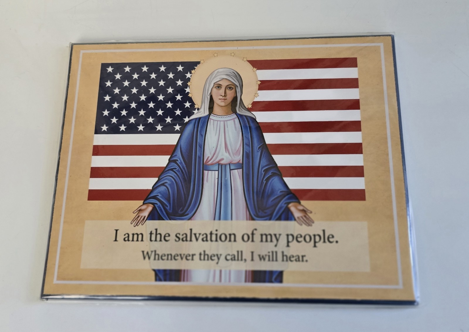 Our Lady of America Icon Windows Into Heaven America 250 8X10