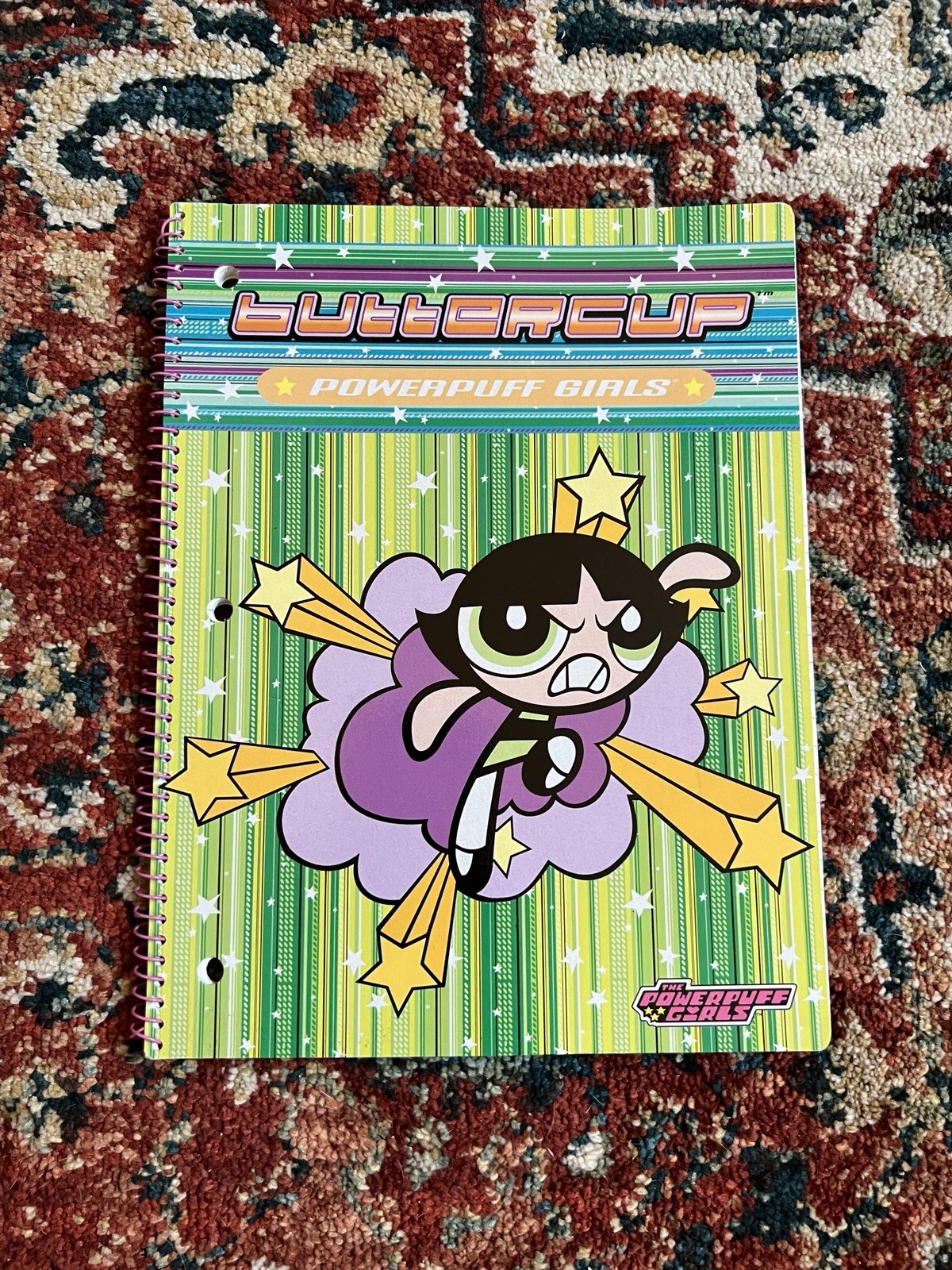 Vintage Powerpuff Girls Spiral Notebook 1999 Cartoon Network Pyramid Buttercup Vintage Powerpuff Girls Spiral Notebook 1999 Cartoon Network Pyramid Buttercup