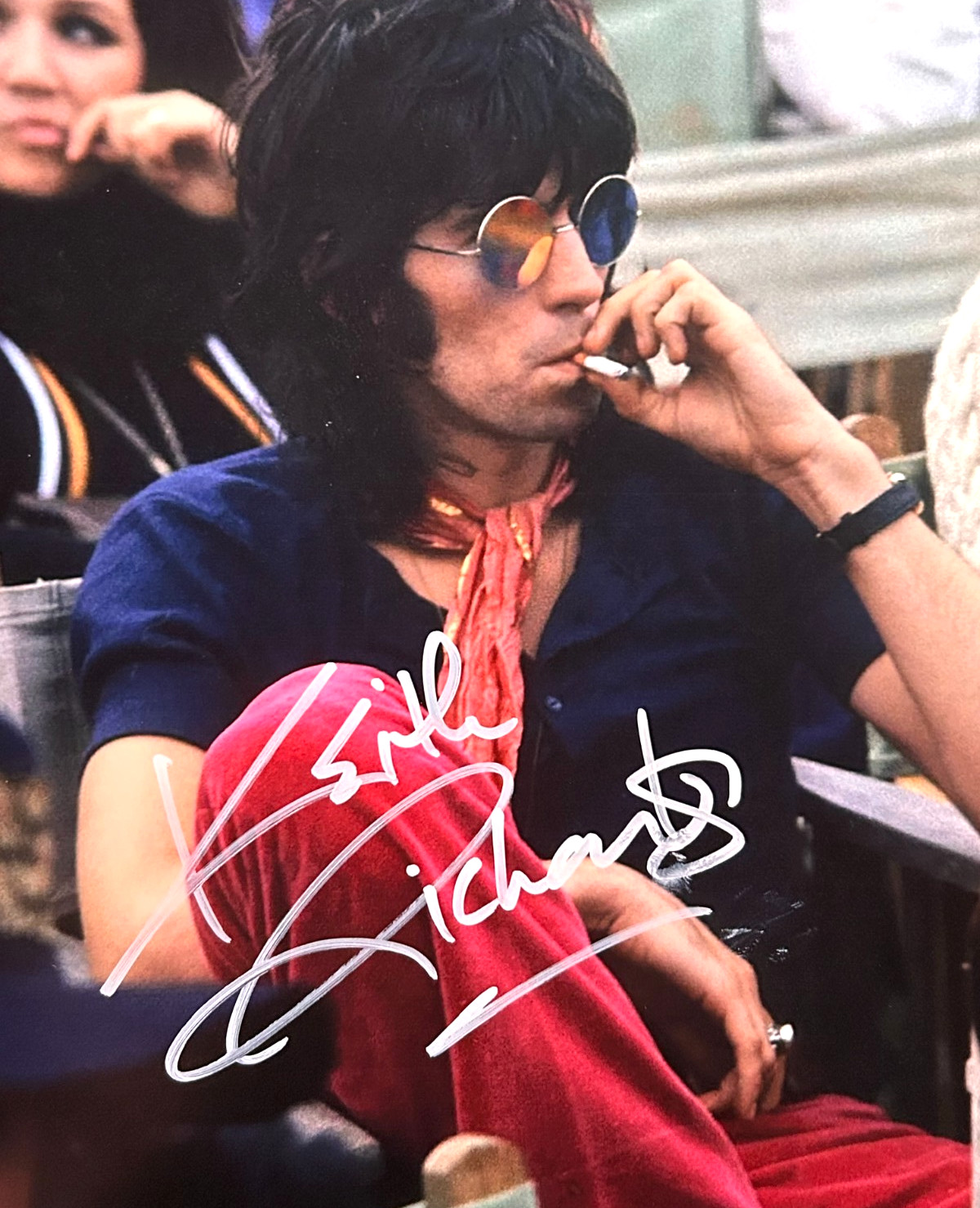Keith Richards Signed (ROLLING STONES) 8x10
