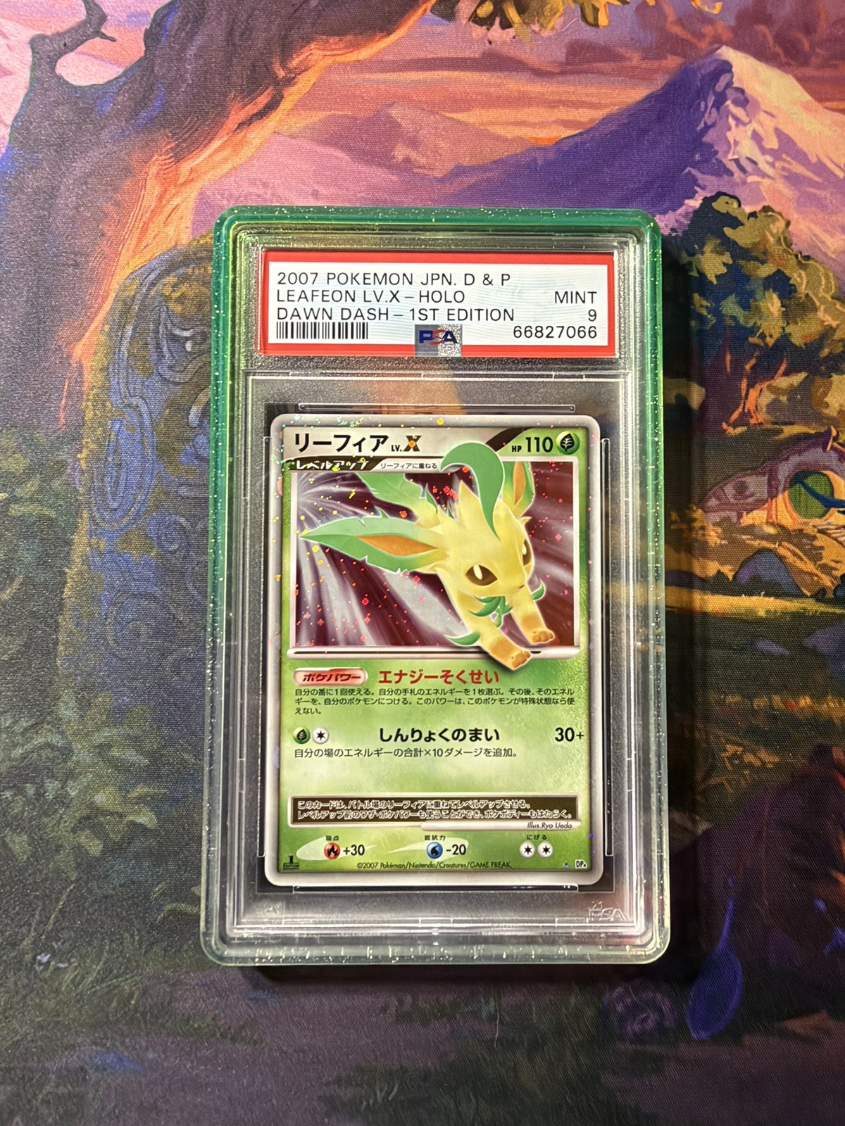 Leafeon LV.X 1st Edition Holo PSA 9 - 2007 Japanese Pokemon Dp4 Dawn Dash