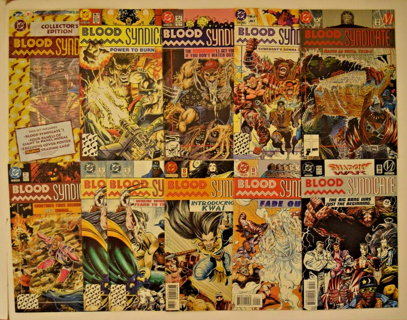 BLOOD SYNDICATE 33 ISSUE COMICS RUN 1-34 (1993) DC COMICS