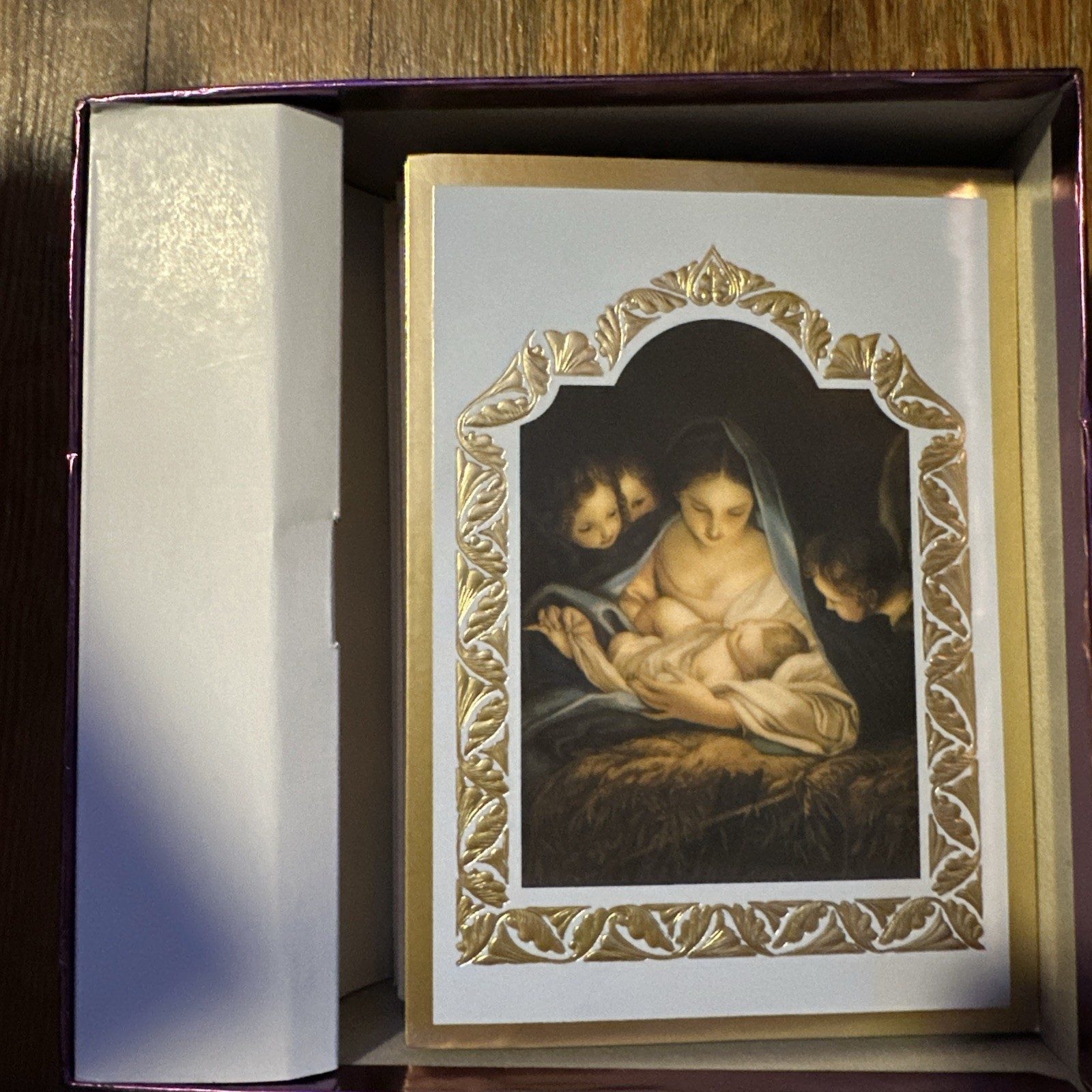 Fine Art Religious Christmas 20 Cards W/Envelopes “The Holy Night\