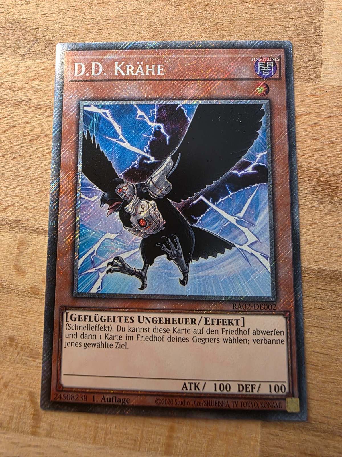 Yu-Gi-Oh D.D. Crow Platinum Secret Rare NM 1st