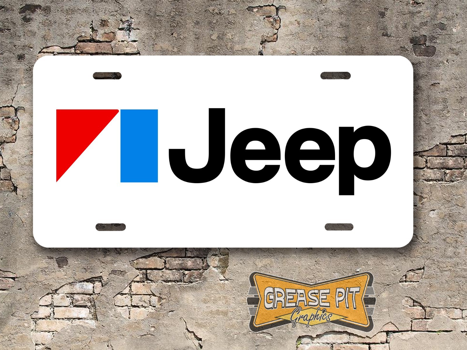 AMC Jeep Novelty License Plate - Choose Color