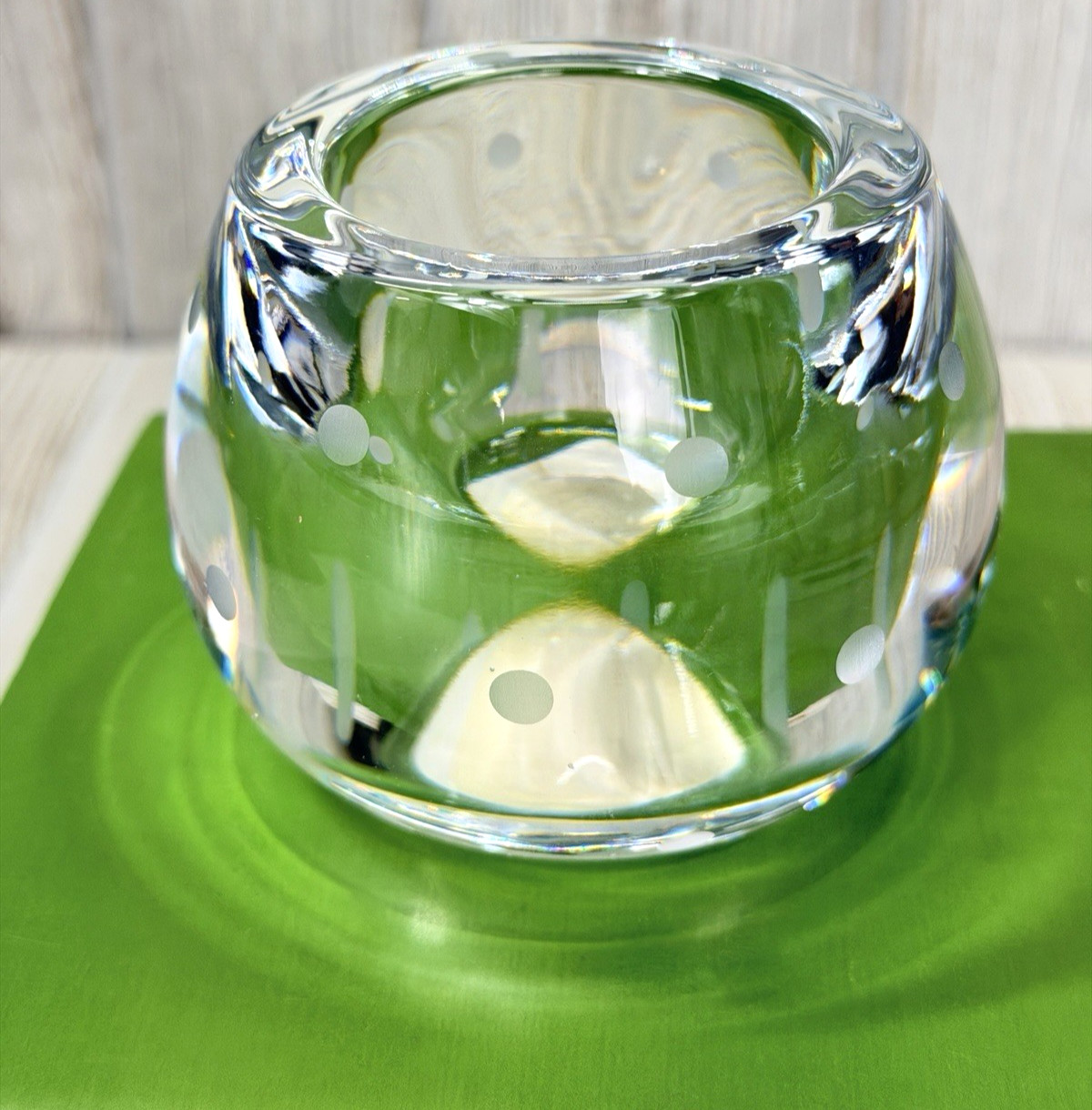 Kate Spade Lenox Larabee Dot Full Lead Crystal 3
