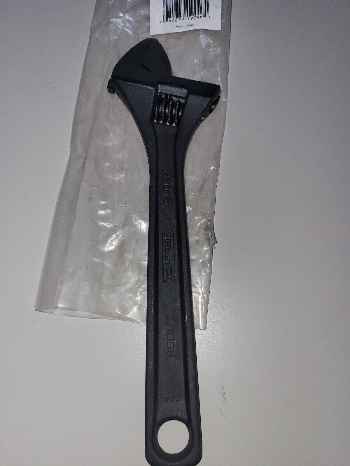 PROTO J710SB Adjustable Wrench,Alloy Steel Black ,10.1 in L