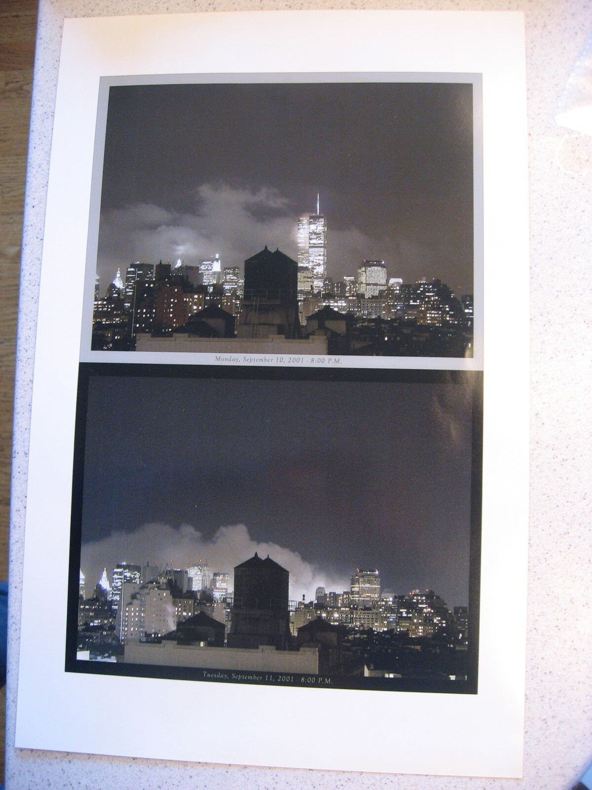 Here is New York A Democracy of Photographs 2001 #0505 World Trade Denny Tillman