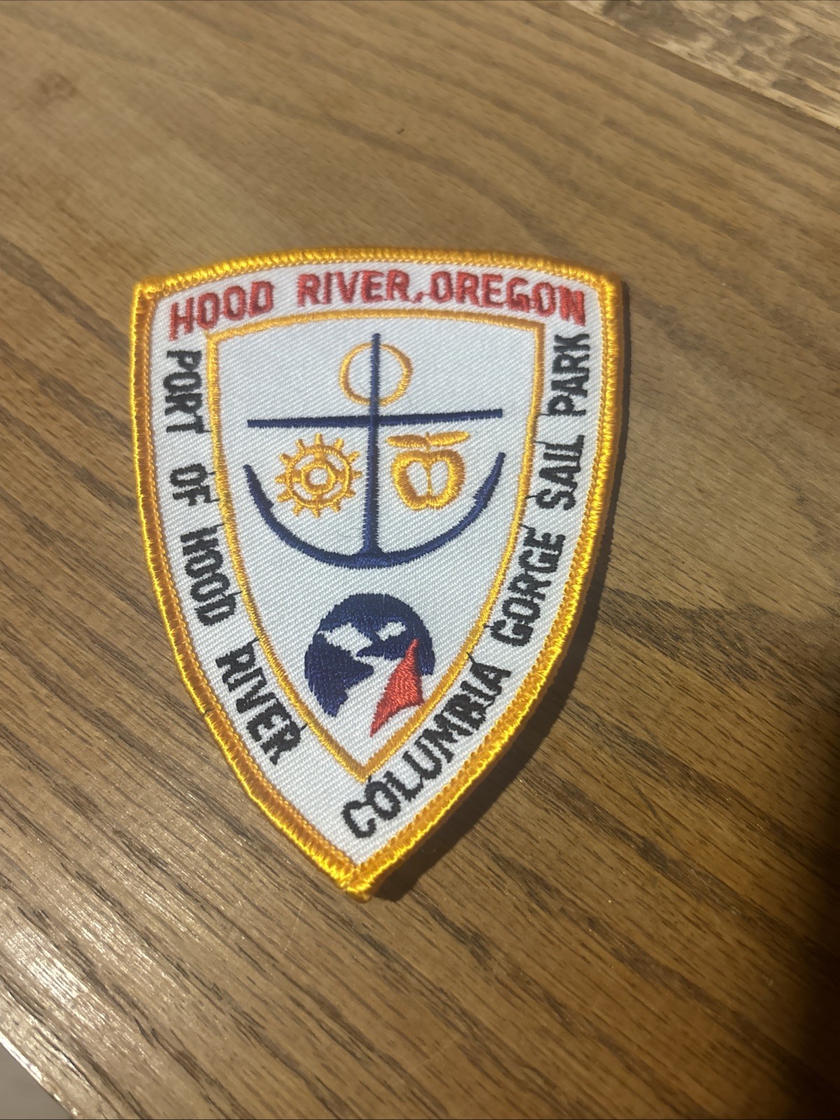 Hood River Oregon Port Hood River Columbia Gorge Sail Park Patch Rare Vtg OR