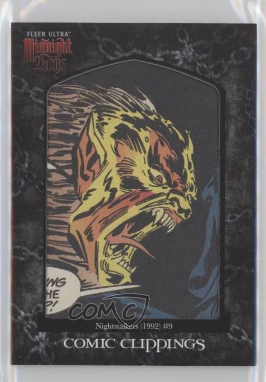 2023 Fleer Ultra Midnight Sons Comic Clippings 13/40 Nightstalkers #9 (1992) i1f