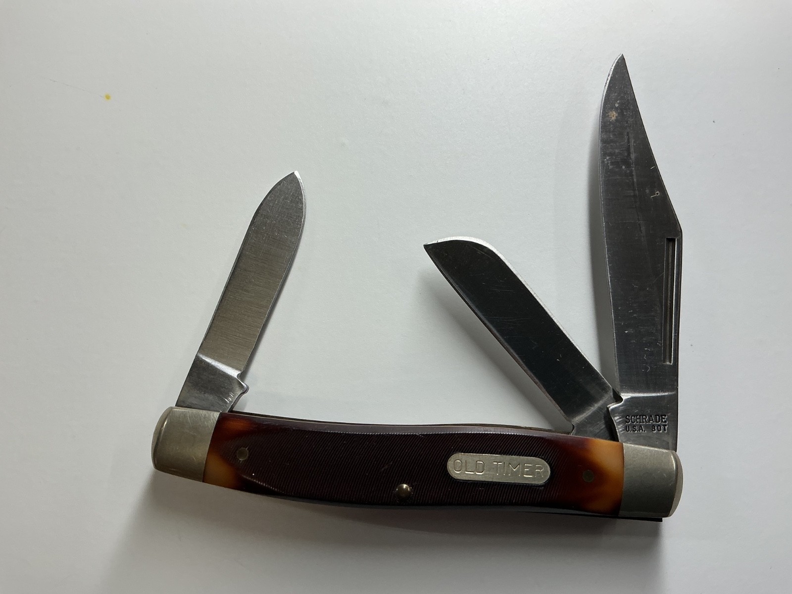 VTG. Schrade Old Timer 80T Senior Stockman 3-blade USA