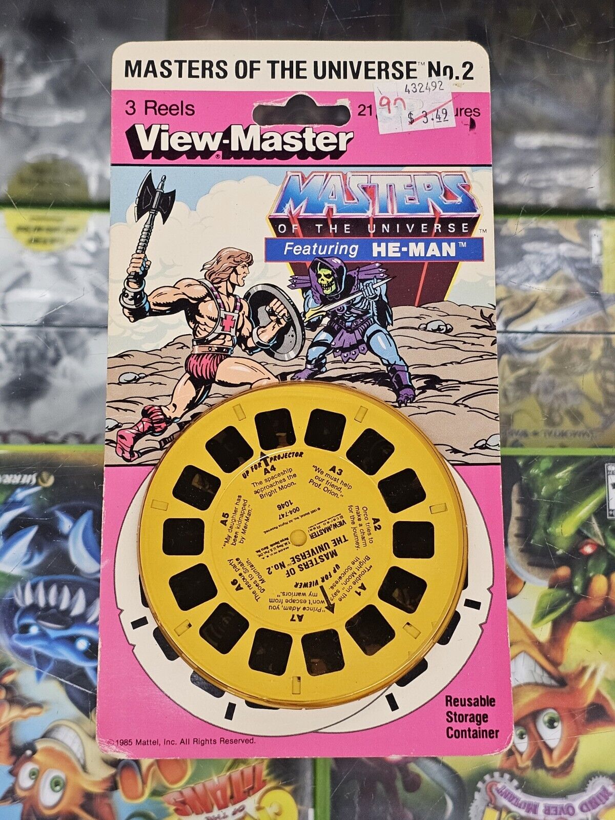 Vintage 1985 View-Master 3D 3 Reel Pack Masters Of The Universe 2 1046 SEALED