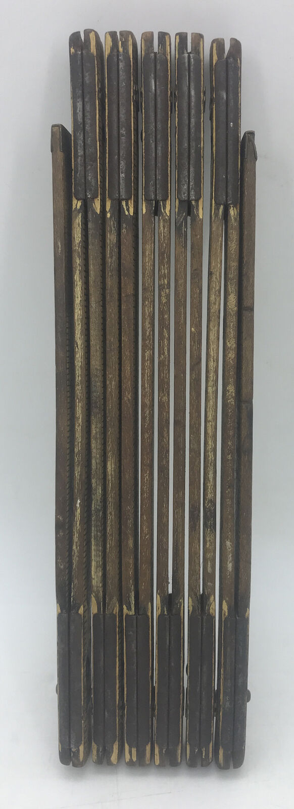 Vintage Folding Yardstick - Wood - 2 Yards - 72\