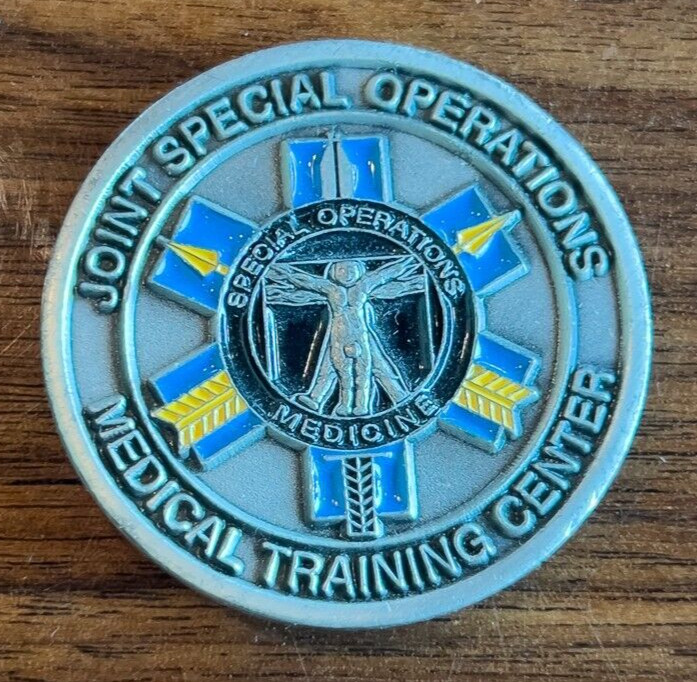 Joint Special Operations Medical training Center JFKSWCS JSOMTC Challenge Coin Joint Special Operations Medical training Center JFKSWCS JSOMTC Challenge Coin
