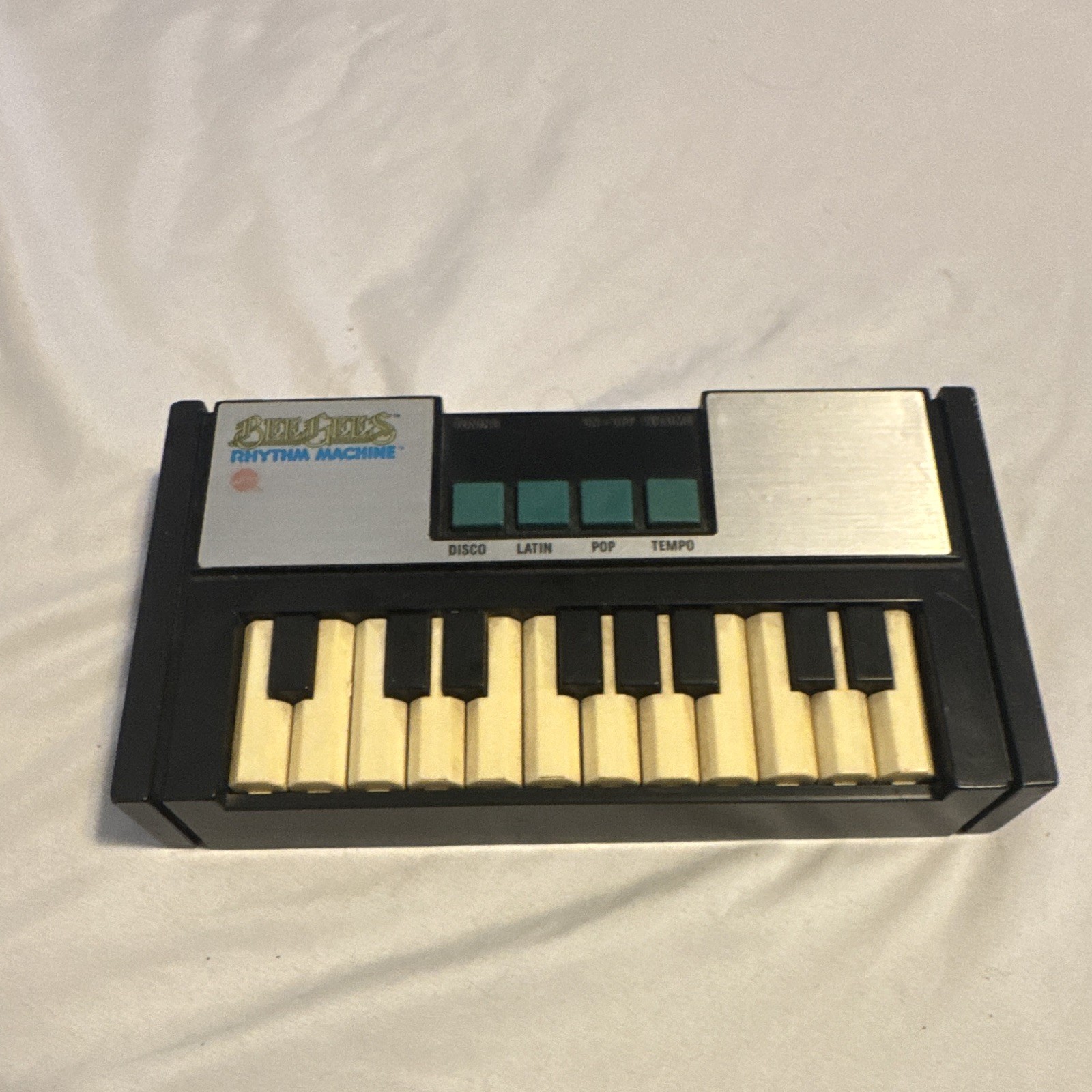 Vintage 1978 Bee Gees Rhythm Machine Mattel Mini Keyboard Synthesizer Rare Disco Vintage 1978 Bee Gees Rhythm Machine Mattel Mini Keyboard Synthesizer Rare Disco