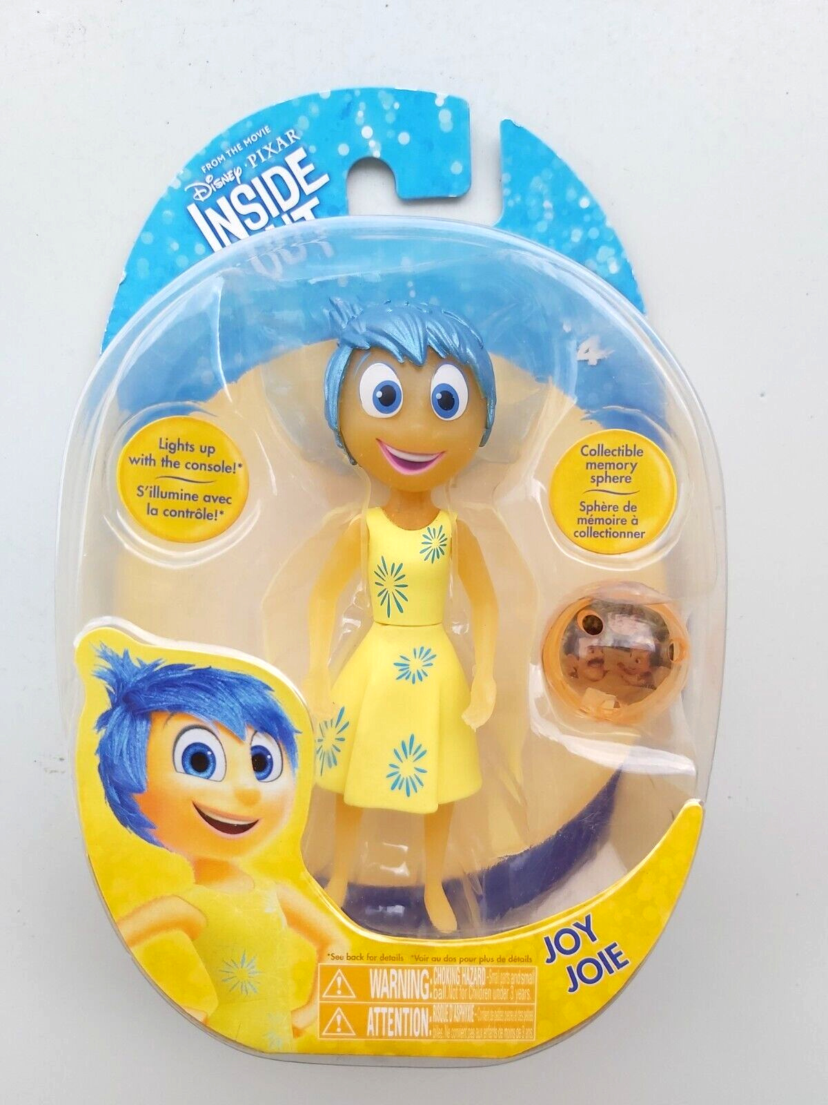 Joy  Disney Pixar TOMY Inside Out Joy Figure Toy