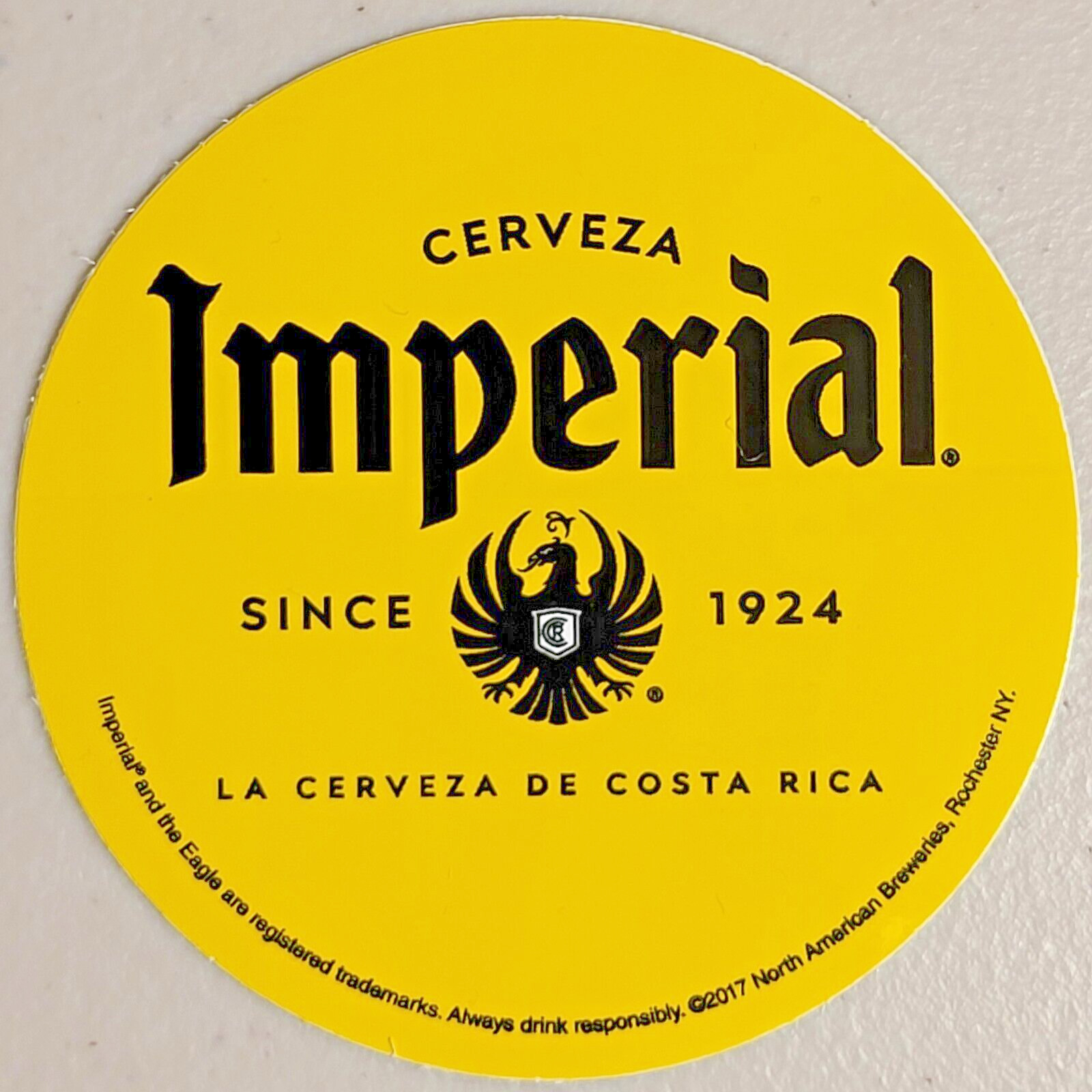 Cerveza Imperial La Cerveza De Costa Rica Logo Craft Beer Sticker Decal Brewery