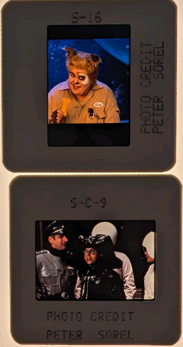 SPACEBALLS JOHN CANDY RICK MORANIS LOT OF 2 ORIG 35mm Color Slides A1024