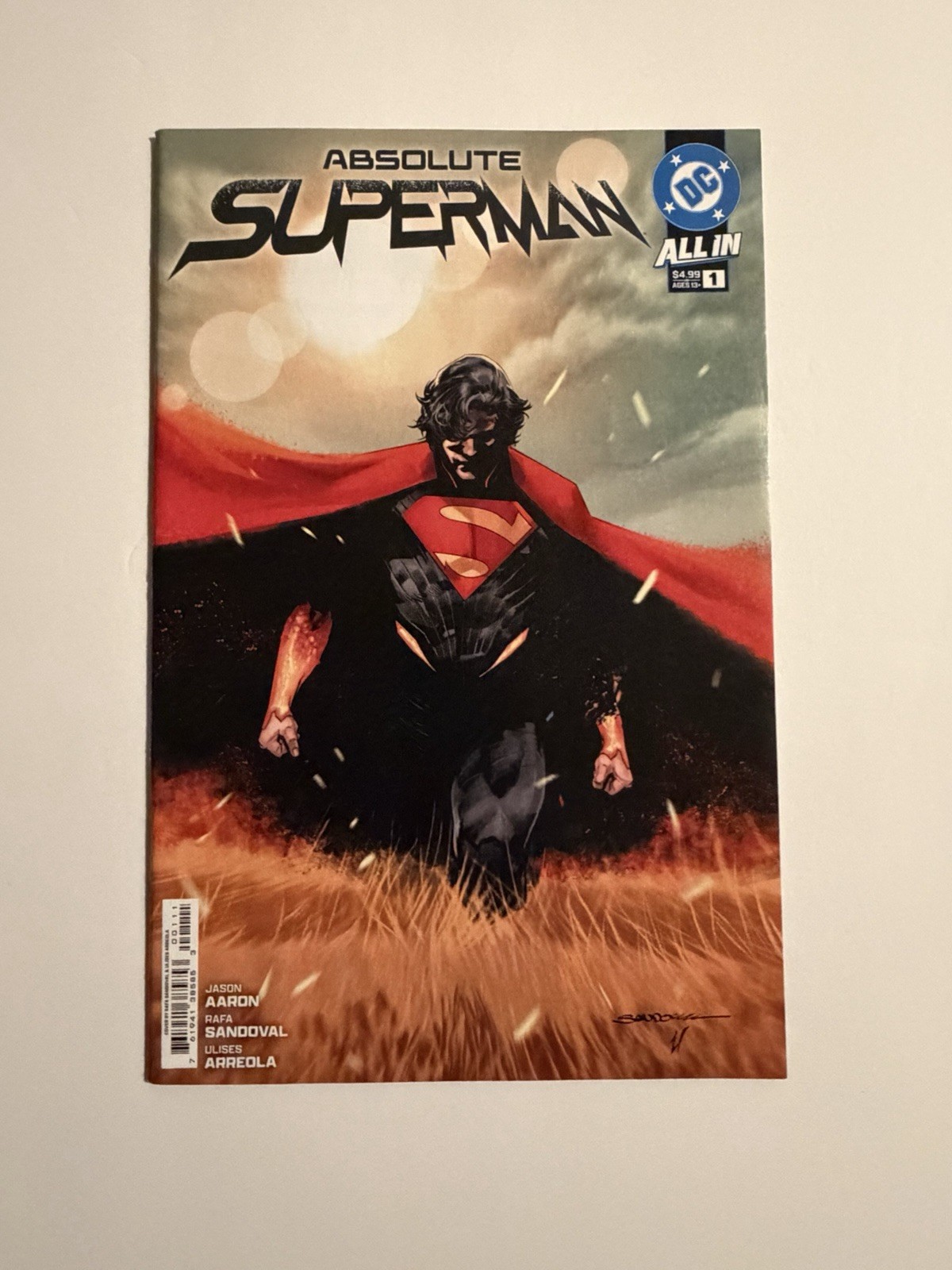 Absolute Superman: #1 Rafa Sandoval First 1st Print CVR A DC Comics 2024