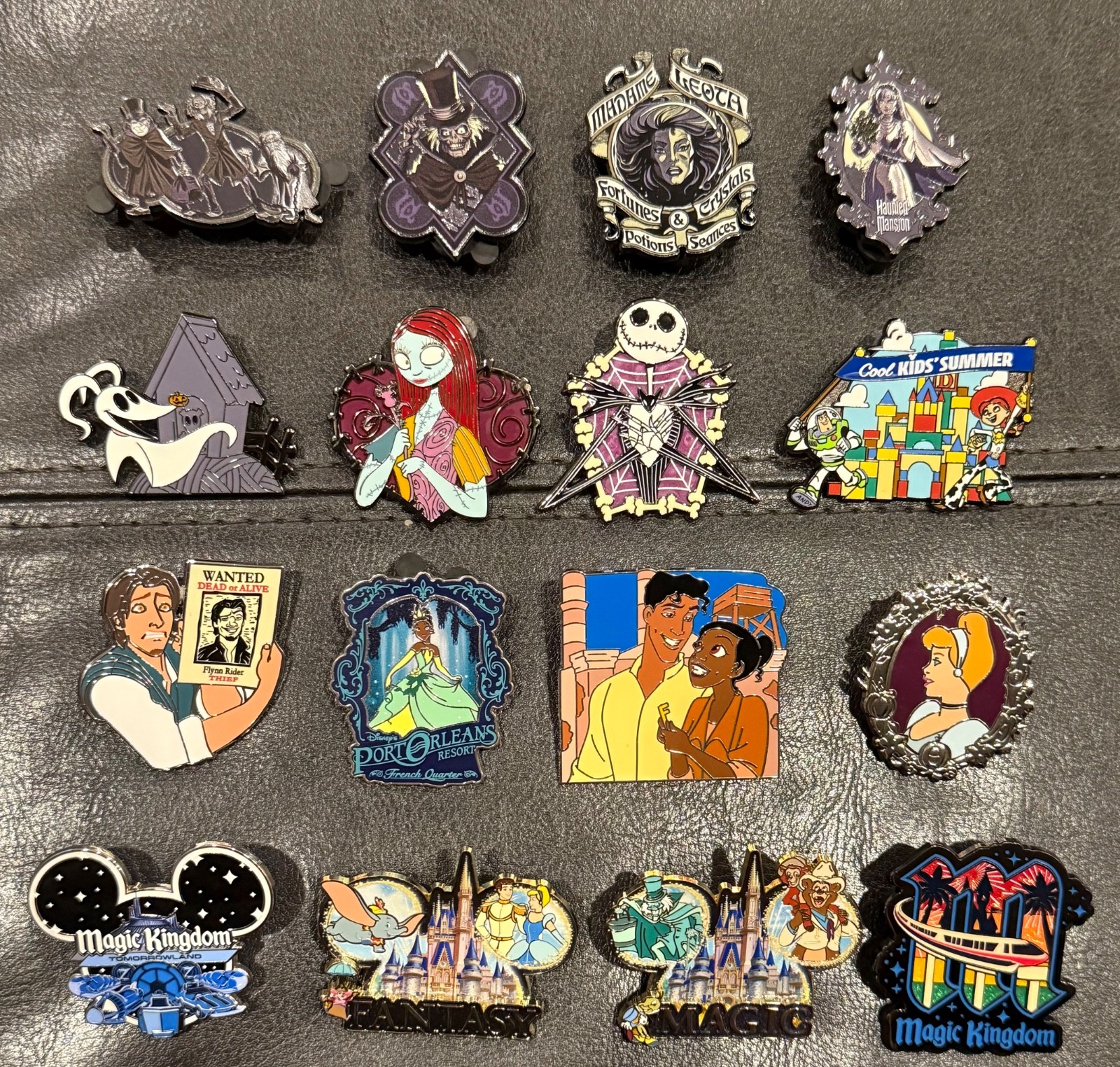 Lot of 16 Authentic Disney Parks Pins- No Backer Cards