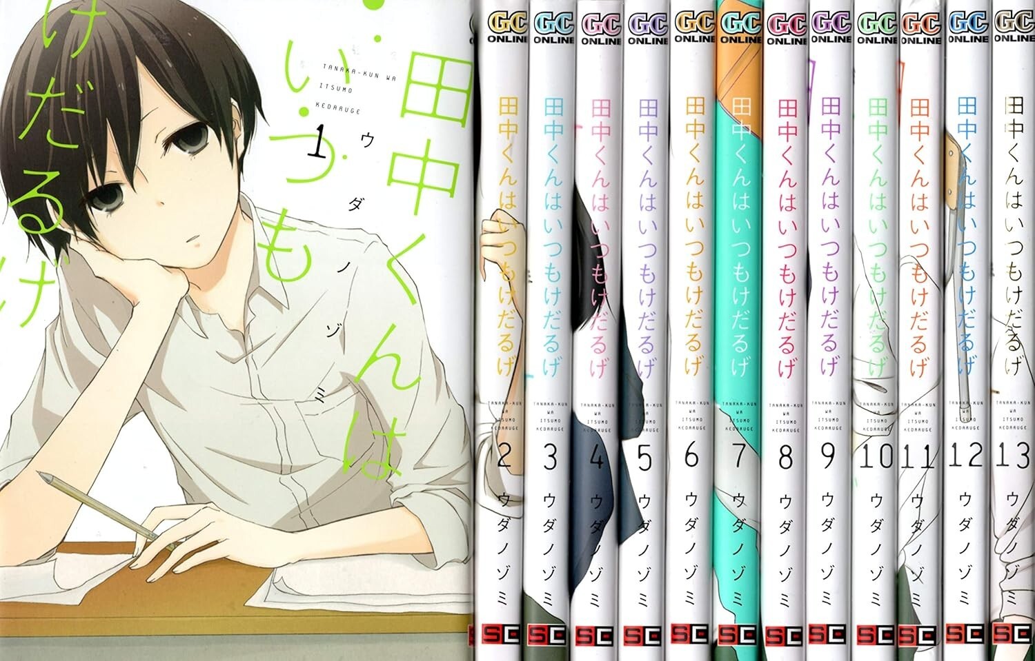 Tanaka kun is Always Listless/Itsumo Kedaruge  vol.1-13set comic from Japan Used