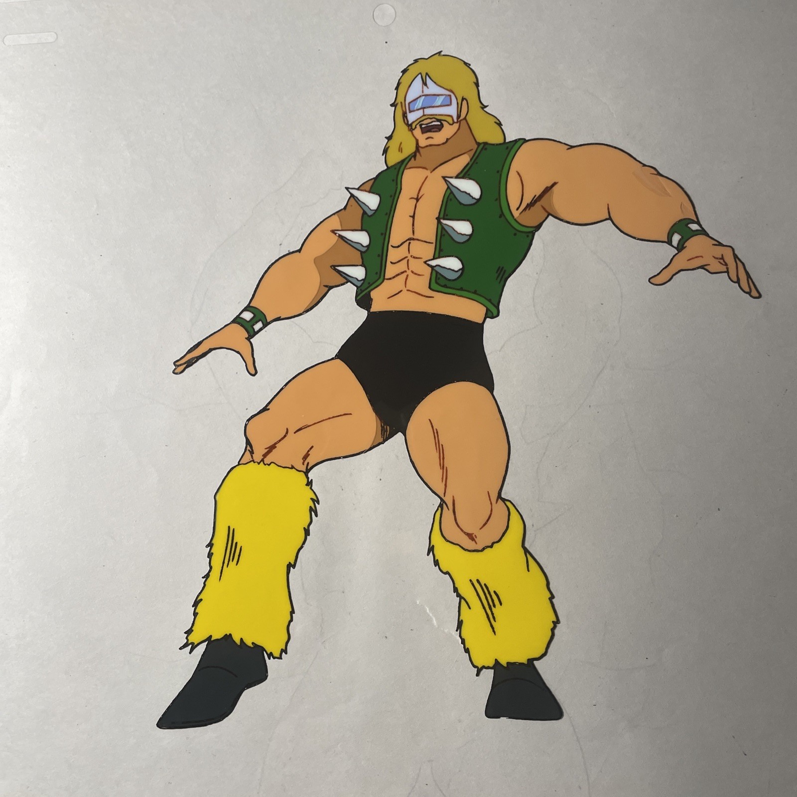KINNIKUMAN Animation Cel Vintage Anime Production Art Muscle Men Vintage I8