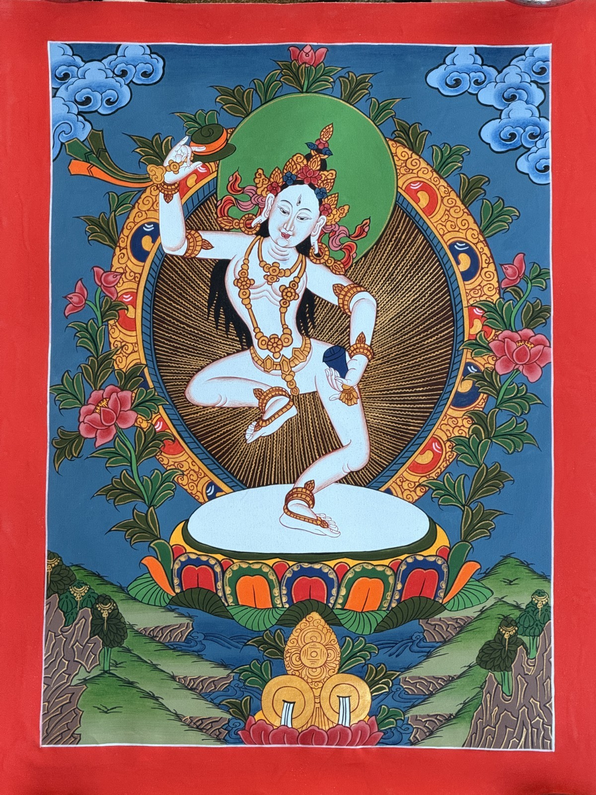 MACHIG LABDRON ORIGINAL MASTERPIECE TIBETAN THANGKA FOR MEDITATION CHOD PRACTICE
