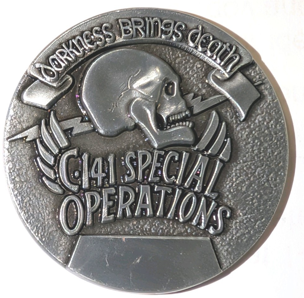 C-141B Special Operations Challenge Coin C-141B Special Operations Challenge Coin