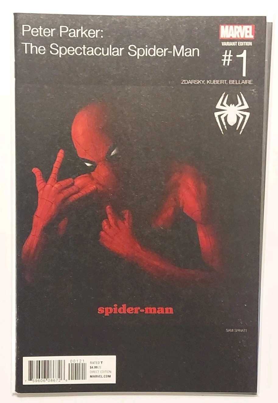 Peter Parker Spectacular Spider-Man 1 Hip Hop Variant Nm- Condition 2017