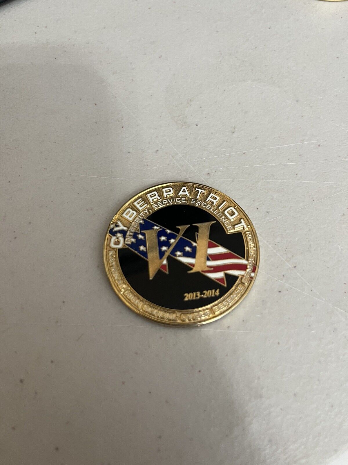 USAF Air Force Association CyberPatriot VI Northrup Gruman Coin 2013-2014