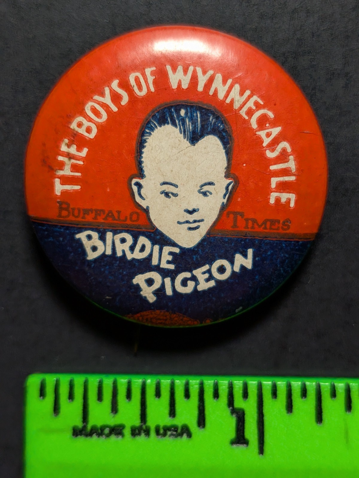 Vintage Boys of Wynnecastle Comic Cartoon Pinback Pin Vintage Boys of Wynnecastle Comic Cartoon Pinback Pin