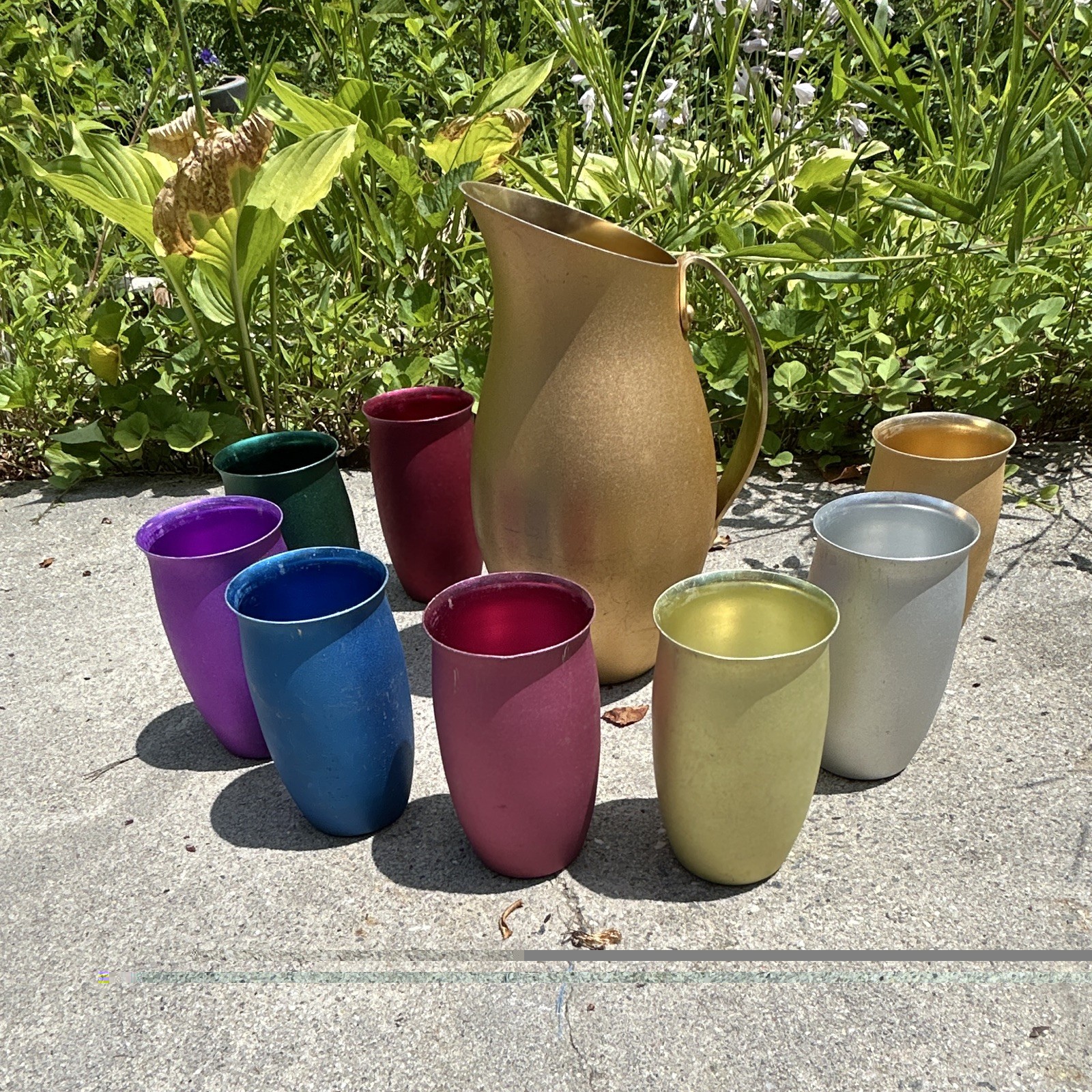 Mirro Aluminum Pitcher and Cups Set