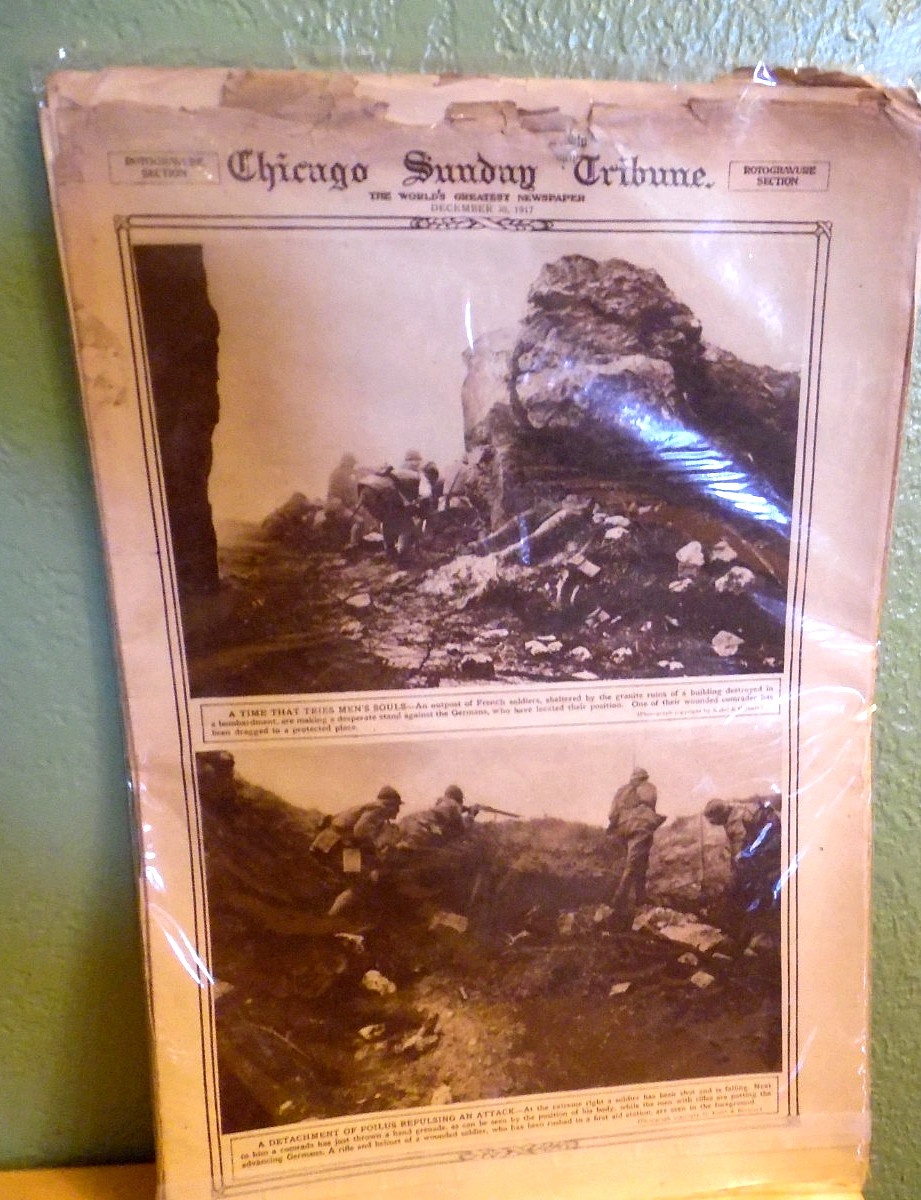 DEC 30TH 1917 WWl CHICAGO SUNDAY TRIBUNE NEWSPAPER PHOTOGRAVURE SECTION COMPLETE