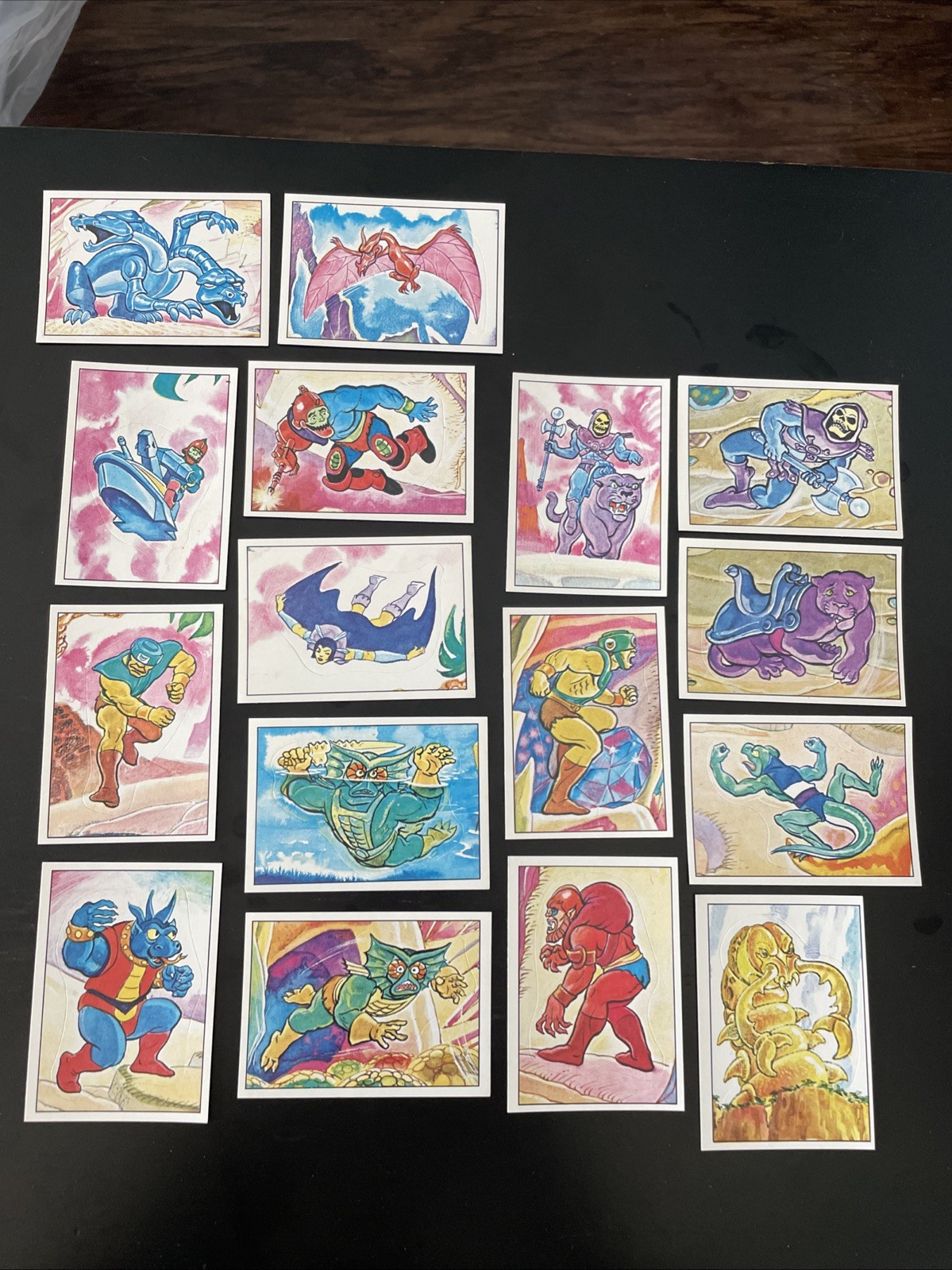 16 1983 Panini He-Man and the Masters of the Universe MOTU Stickers Villains