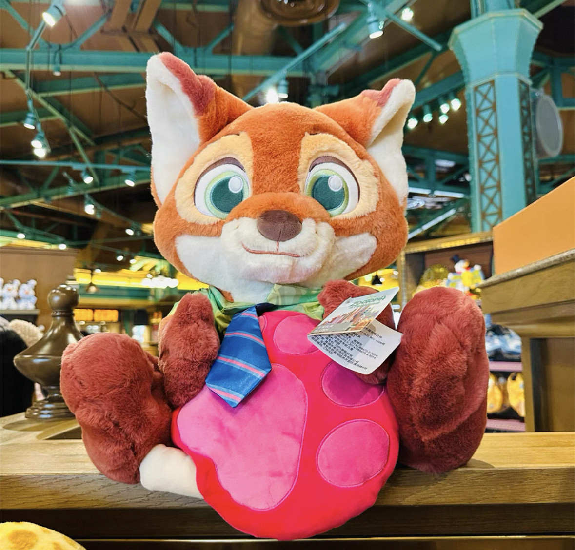 Disney 2025 authentic Zootopia Nick wilde 15inches plush shanghai disneyland